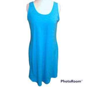 NWT Livi Active Plus Size Blue Workout Gym Athleisure Sporty Strappy Dress 14